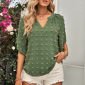Womens V Neck Batwing Summer Top - UK (United Kingdom)