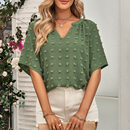 Womens V Neck Batwing Summer Top - UK (United Kingdom)