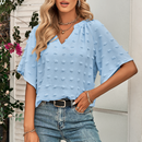 Womens V Neck Batwing Summer Top - UK (United Kingdom)