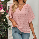 Womens V Neck Batwing Summer Top - UK (United Kingdom)